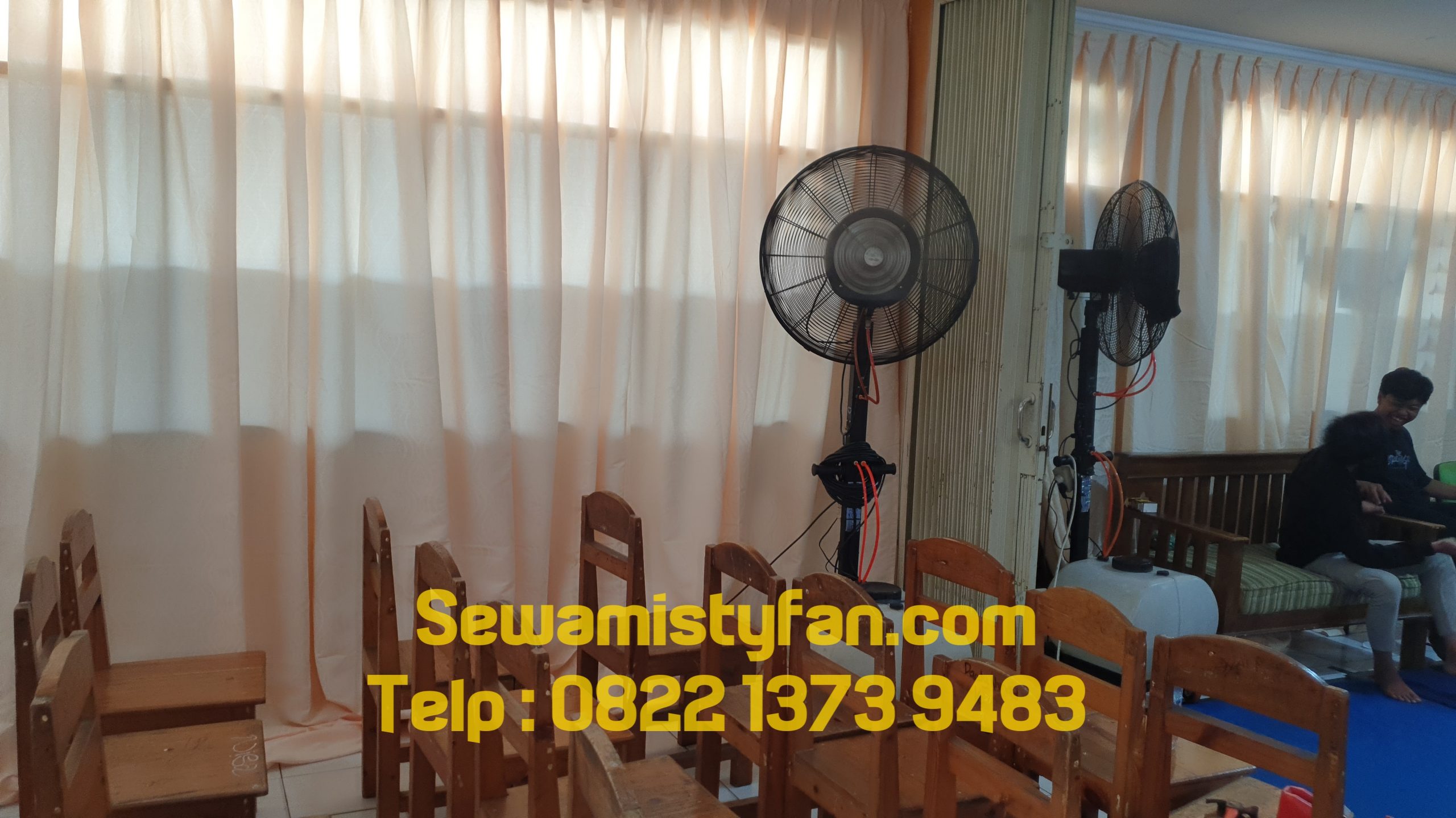 Penyewaan misty fan dengan servis 24 jam