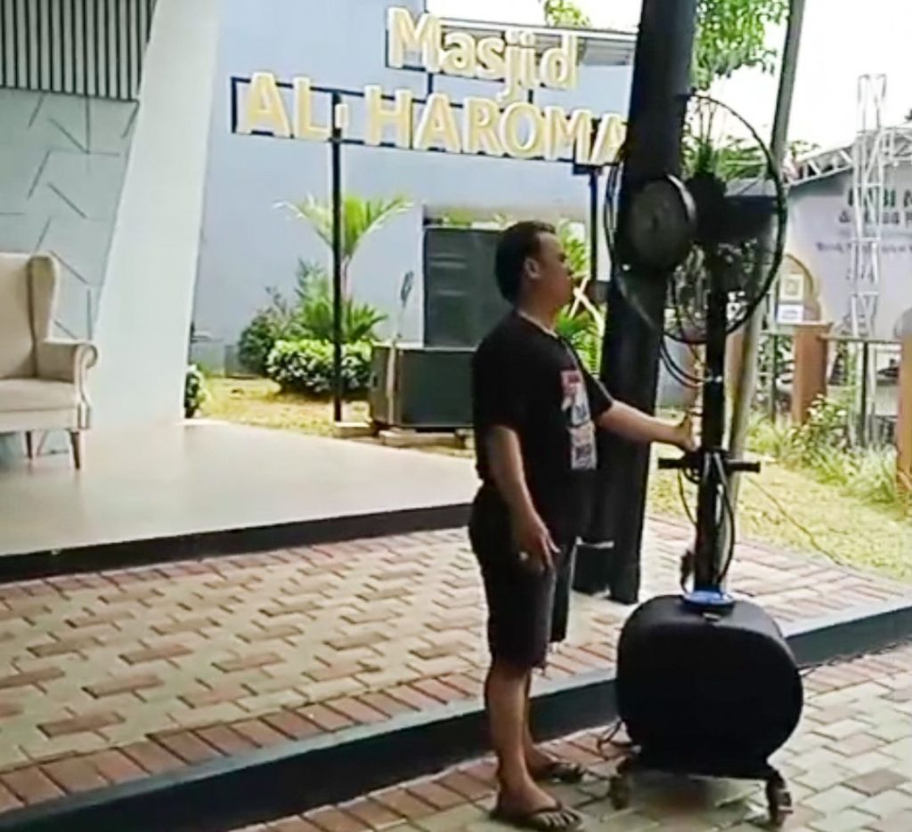 Kipas embun resepsi siang area Bekasi