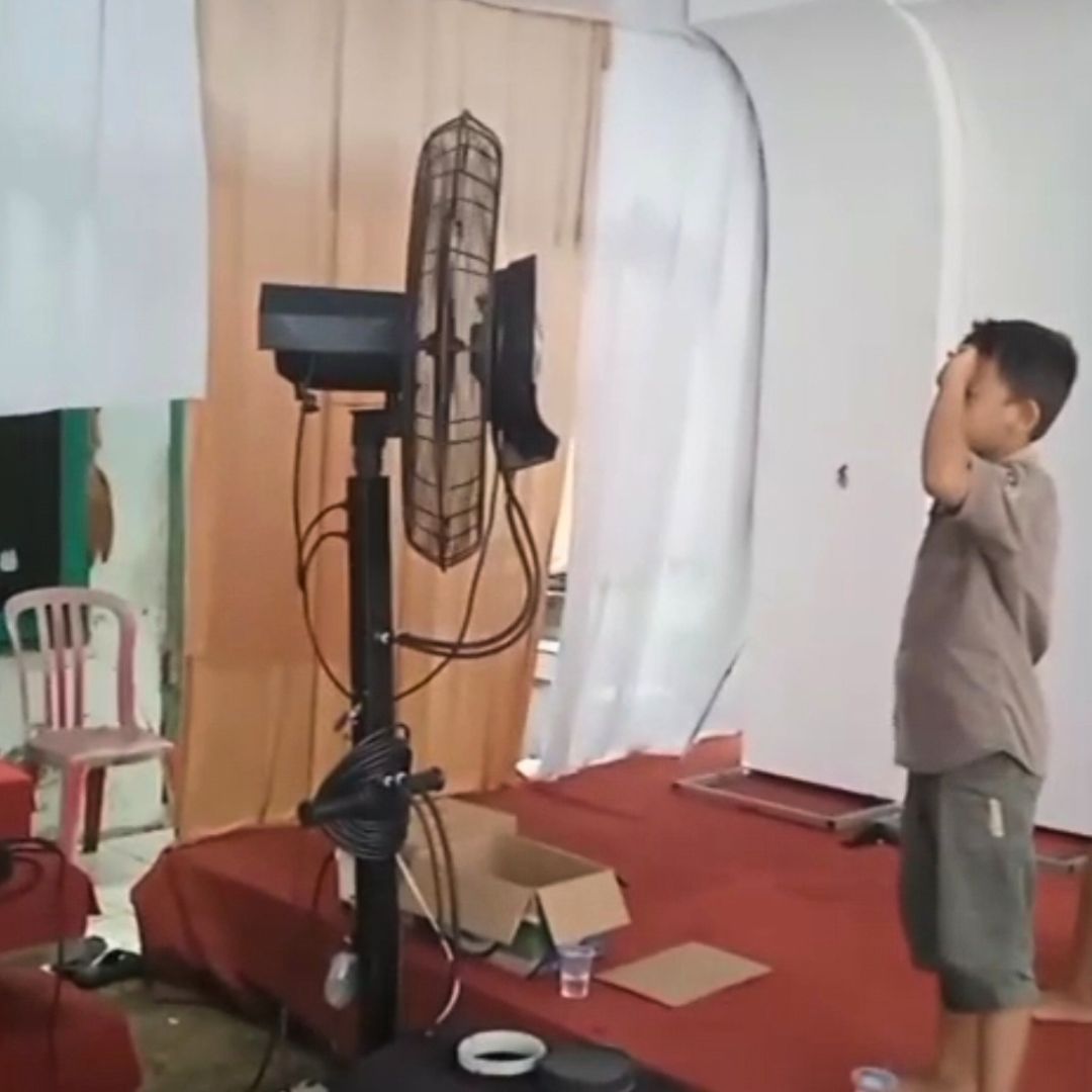 Misty Fan profesional - Angle samping